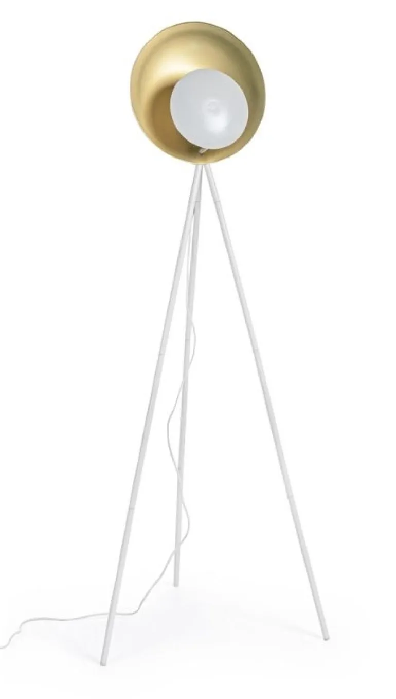 PIANTANA DESIGN TREPPIEDE BIA-ORO H156