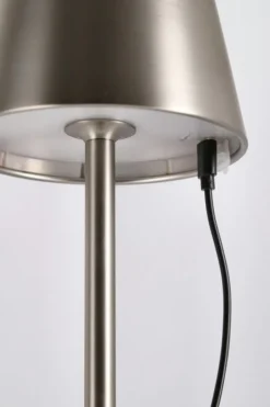 PIANTANA LED ETNA ARGENTO H115