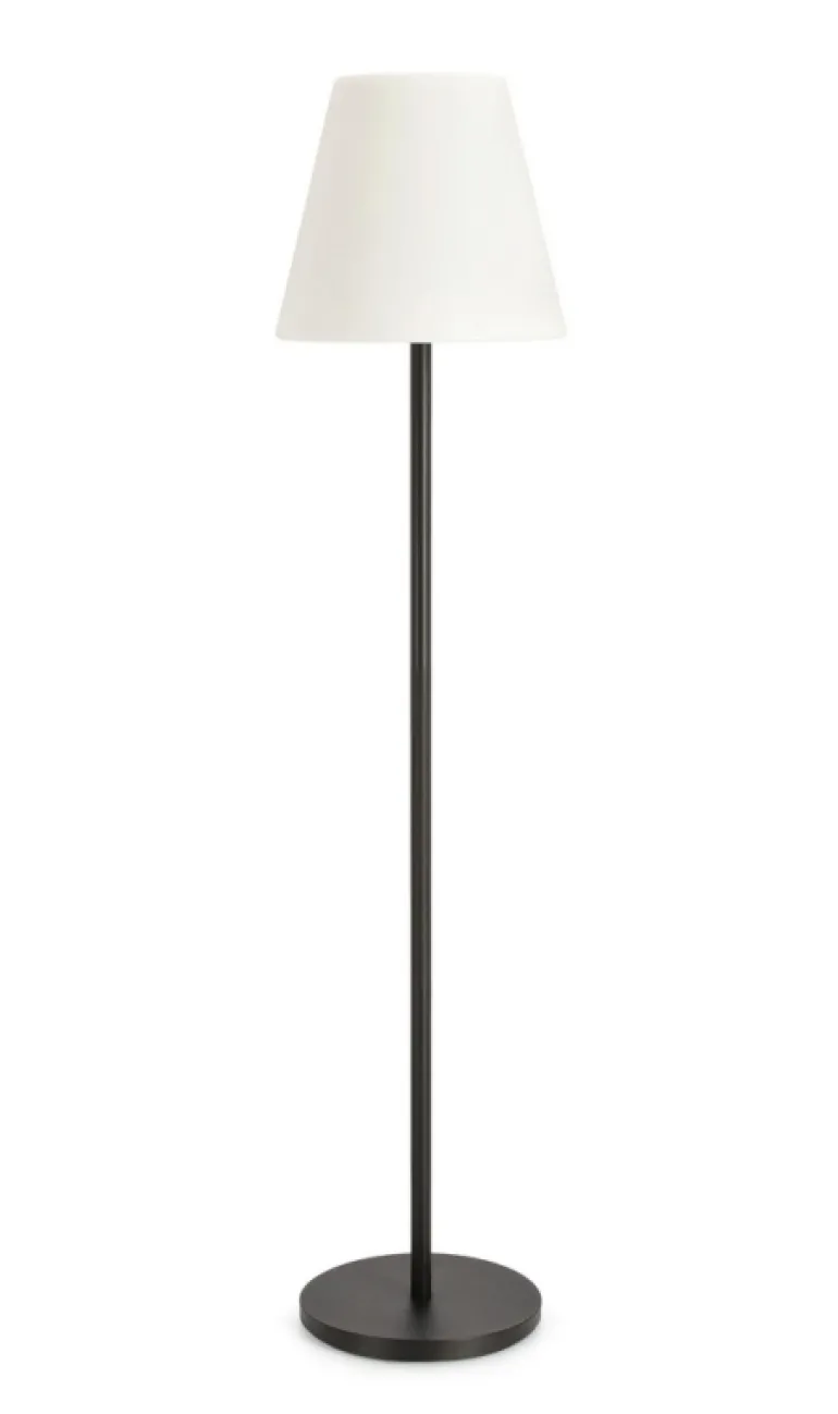 PIANTANA SOLAR LED SPEAKER PE NERO H150