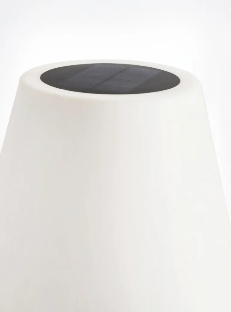 PIANTANA SOLAR LED SPEAKER PE NERO H150