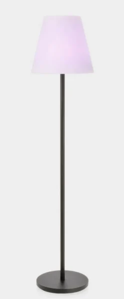 PIANTANA SOLAR LED SPEAKER PE NERO H150