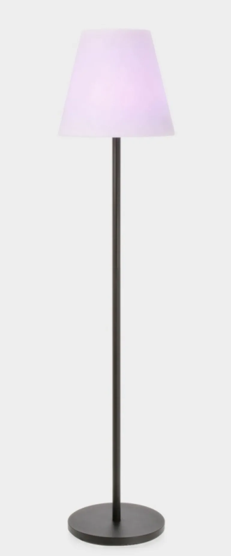 PIANTANA SOLAR LED SPEAKER PE NERO H150