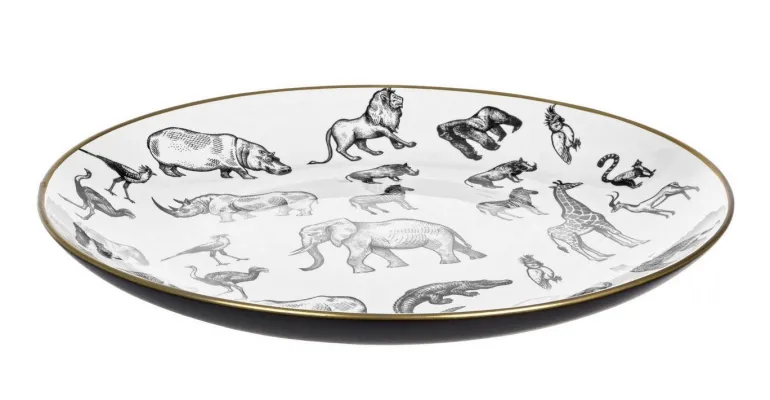 PIATTO DECORATIVO AFRICA PORC D35