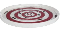 PIATTO DECORATIVO ETNIC CR ROSSO