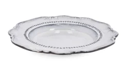 PIATTO DECORATIVO HIKARI ANTIQ WHITE D19