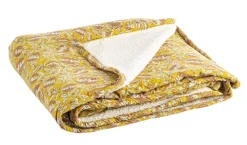 PLAID CHAMBERY OCRA C-FIORE ROS 130X180