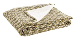 PLAID REIMS VERDE C-FOGLIA130X180