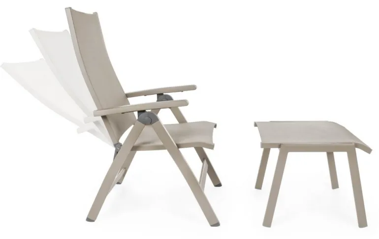 POGGIAPIEDI IN ALLUMINIO IMPILABILE TORTORA GK51 - VICTOR