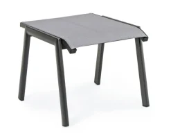 POGGIAPIEDI IN ALLUMINIO IMPILABILE ANTRACITE GK52 - CRUISE