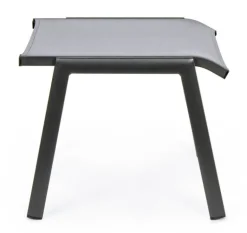 POGGIAPIEDI IN ALLUMINIO IMPILABILE ANTRACITE GK52 - CRUISE