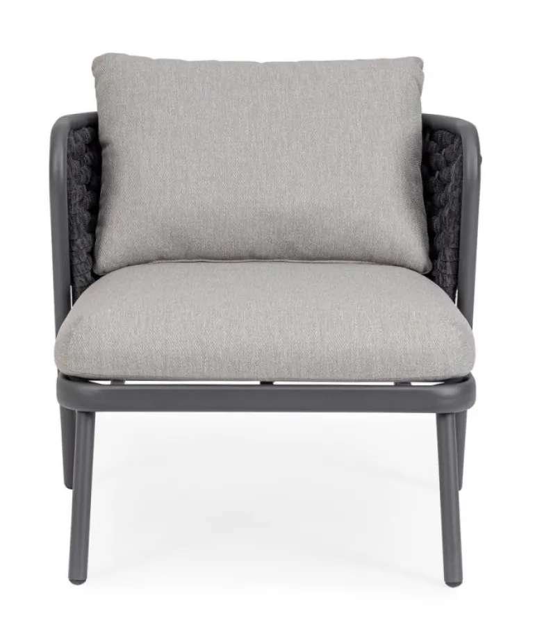 POLTRONA ANTRACITE QS22/GRAPHITE - HARLOW