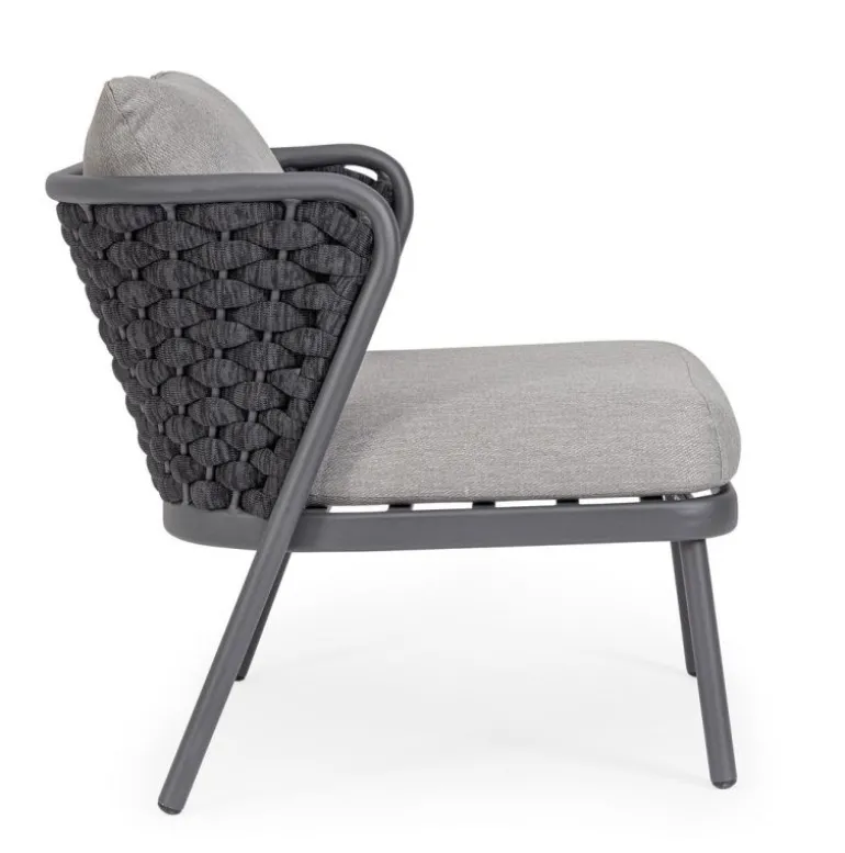 POLTRONA ANTRACITE QS22/GRAPHITE - HARLOW