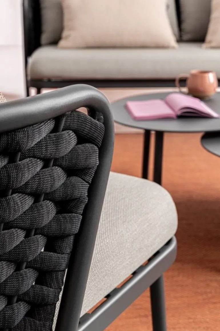 POLTRONA ANTRACITE QS22/GRAPHITE - HARLOW