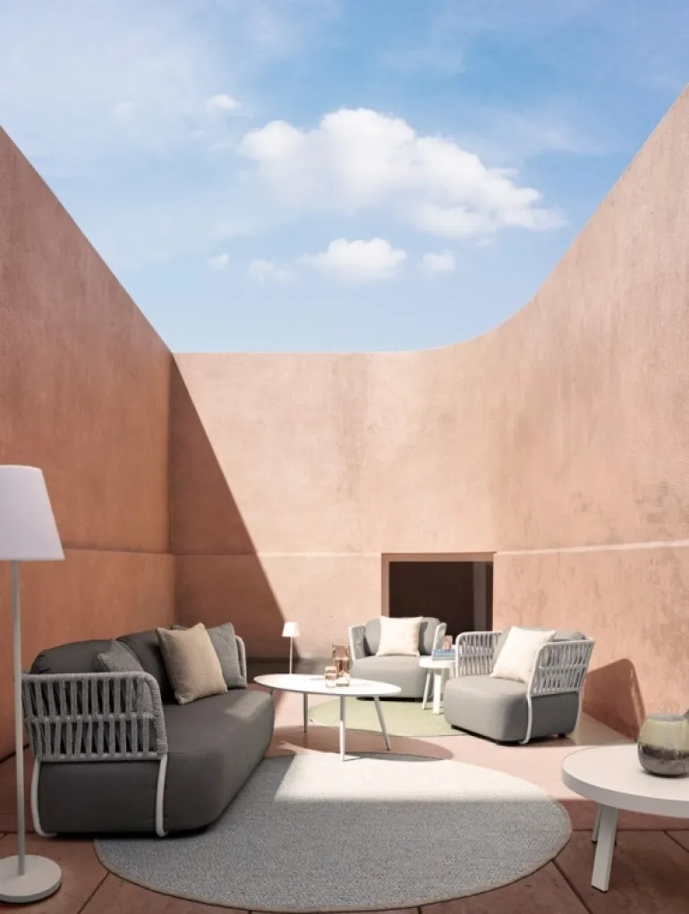 POLTRONA BIANCO/GRIGIO - PALMER