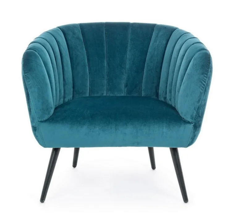 POLTRONA BLU PAVONE - AVRIL