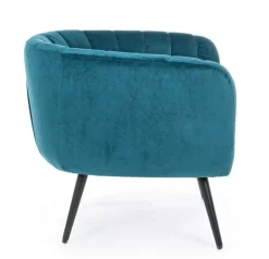POLTRONA BLU PAVONE - AVRIL