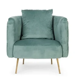 POLTRONA BLU TURCHESE - TENBURY