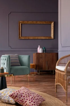 POLTRONA BLU TURCHESE - TENBURY