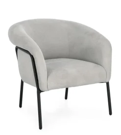 POLTRONA CAMILA GRIGIO CHIARO
