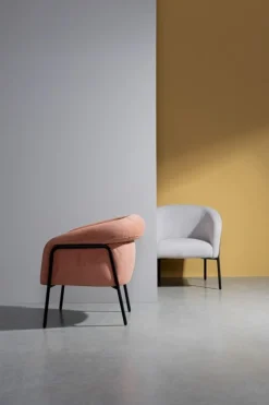 POLTRONA CAMILA GRIGIO CHIARO