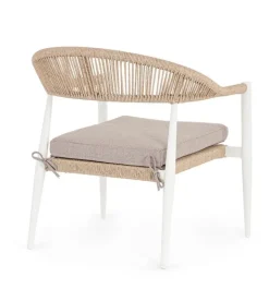 POLTRONA C-BR C-C JANDIA BIANCO/BEIGE