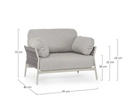 POLTRONA C-C PARDIS AGATE QS26