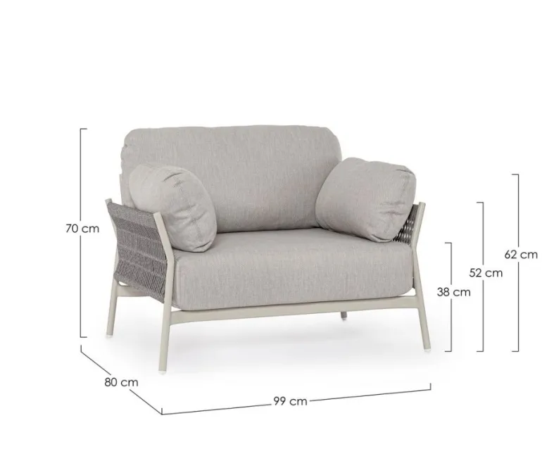 POLTRONA C-C PARDIS AGATE QS26