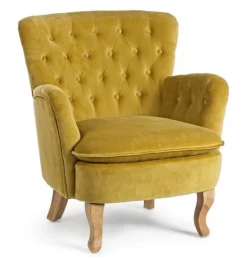 POLTRONA COLOR SENAPE - ORLINS