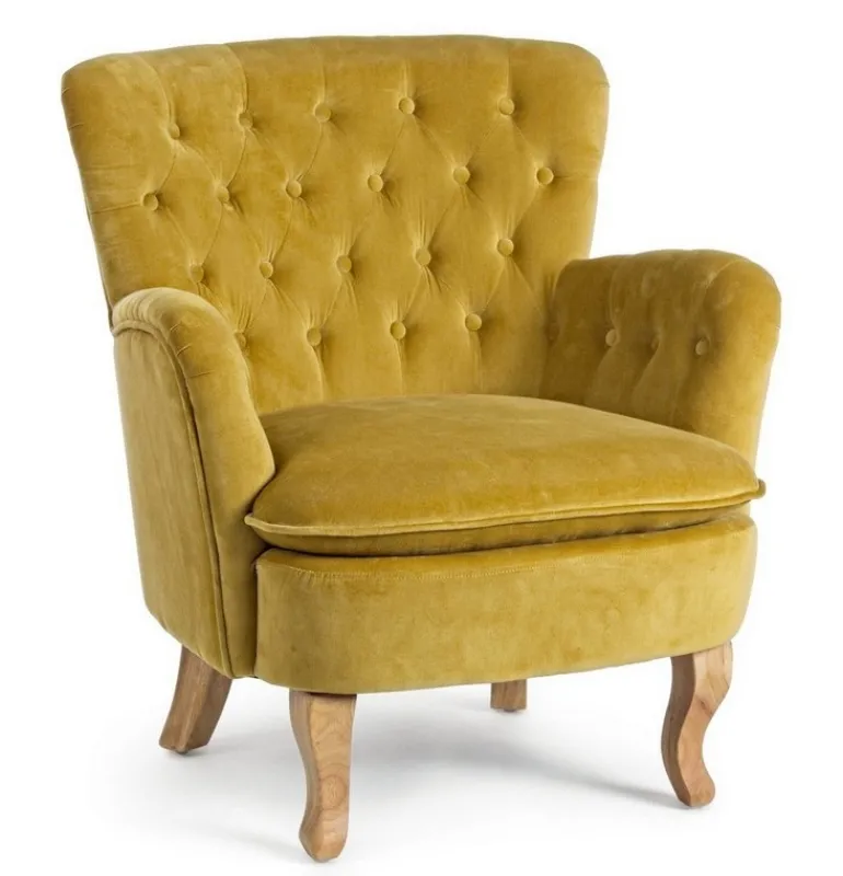 POLTRONA COLOR SENAPE - ORLINS