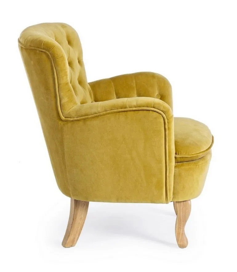 POLTRONA COLOR SENAPE - ORLINS