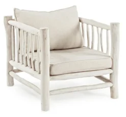 POLTRONA CON CUSCINO IN TEAK - SAHEL