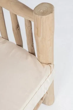 POLTRONA CON CUSCINO IN TEAK - SAHEL
