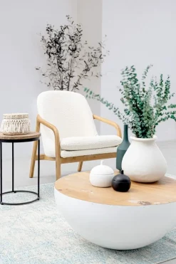 POLTRONA EFFETTO BOUCLE' PURE - ELAIDE