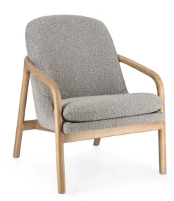 POLTRONA EFFETTO BOUCLE' STONE - ELAIDE