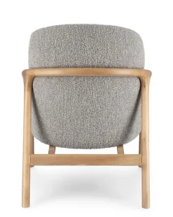 POLTRONA EFFETTO BOUCLE' STONE - ELAIDE