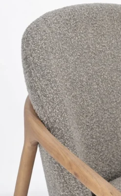 POLTRONA EFFETTO BOUCLE' STONE - ELAIDE