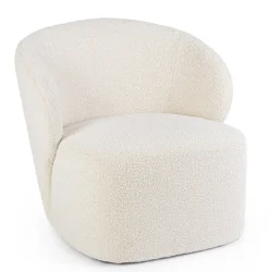 POLTRONA EFFETTO BUCLE' NATURALE - BABILA