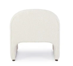 POLTRONA EFFETTO BUCLE' NATURALE - BASSILLA