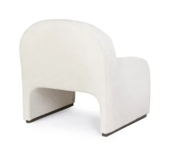 POLTRONA EFFETTO BUCLE' NATURALE - BASSILLA