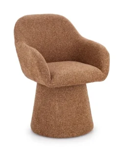 POLTRONA GIREVOLE ANTARA TERRACOTTA