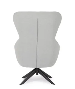 POLTRONA GIREVOLE HAILEY GRIGIO