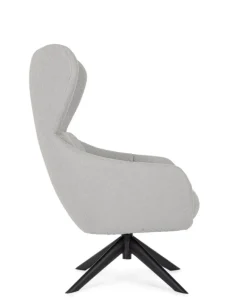 POLTRONA GIREVOLE HAILEY GRIGIO