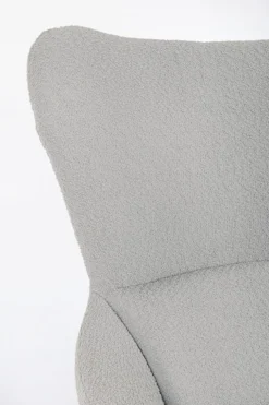 POLTRONA GIREVOLE HAILEY GRIGIO