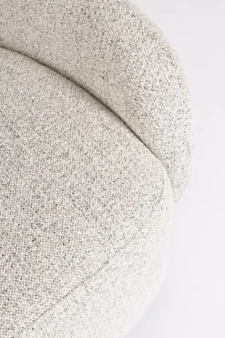 POLTRONA GIREVOLE HARPER GRIGIO CHIARO