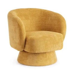 POLTRONA GIREVOLE JULIENNE SENAPE