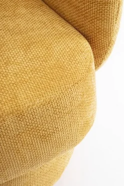 POLTRONA GIREVOLE JULIENNE SENAPE