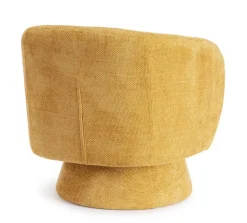 POLTRONA GIREVOLE JULIENNE SENAPE