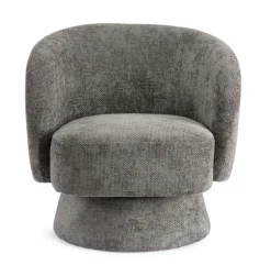 POLTRONA GIREVOLE JULIENNE GRIGIO SCURO