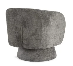 POLTRONA GIREVOLE JULIENNE GRIGIO SCURO