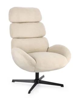 POLTRONA GIREVOLE VIOLANTE PERLA